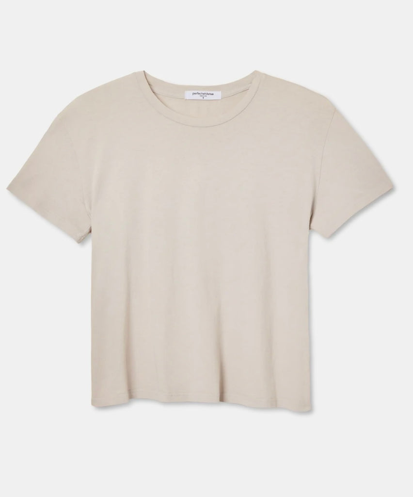 Harley Tee- Silver - Perfect White Tee