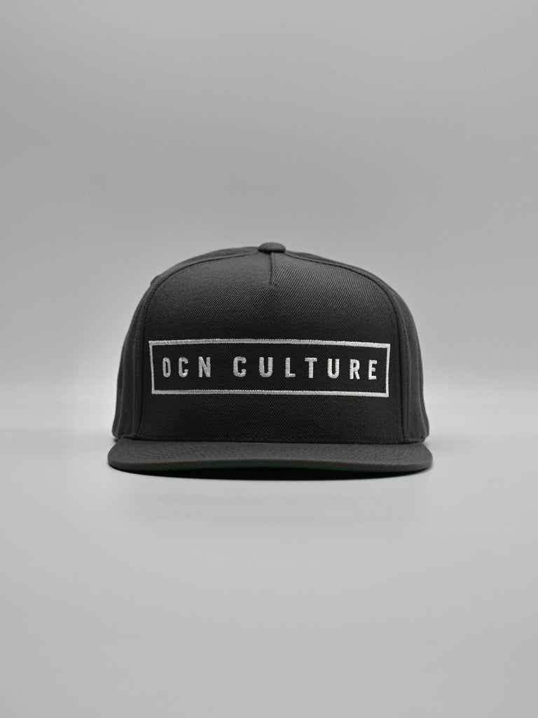 OCN Classic Horizon Snapback Charcoal Gray / White Hat