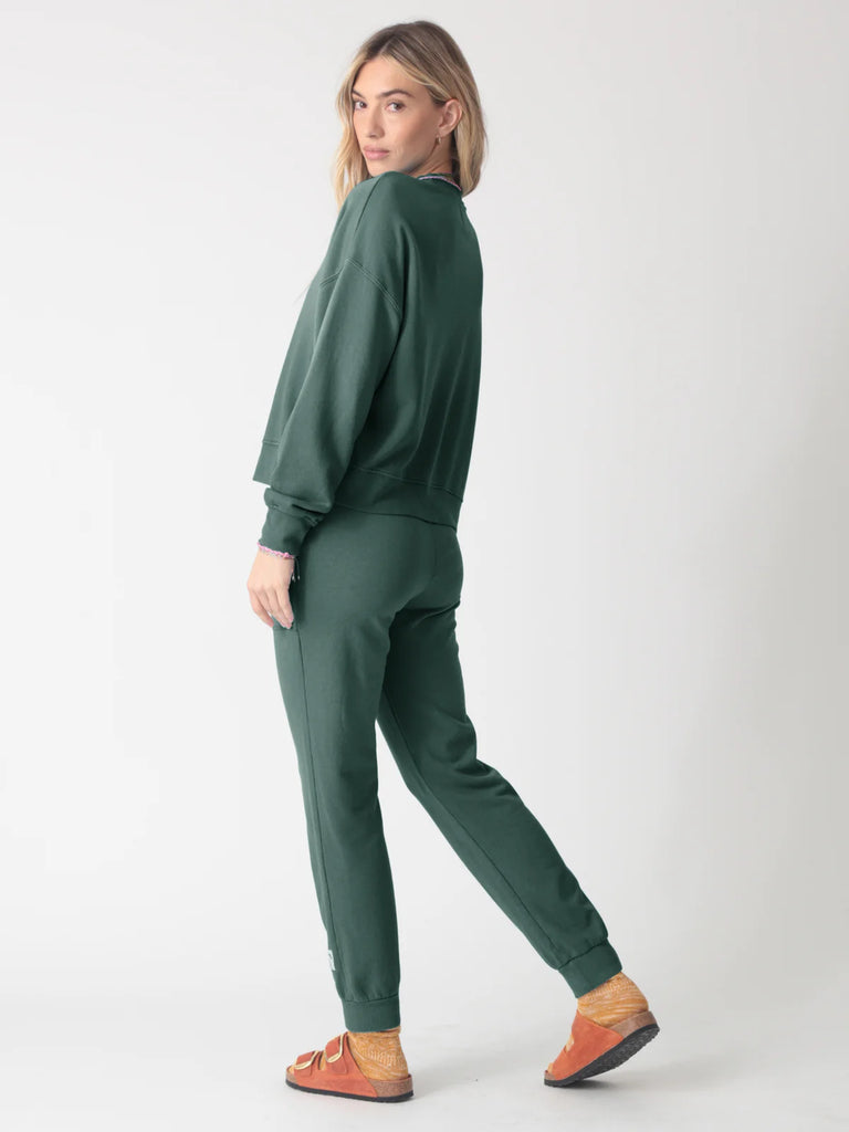 Sunday Sweatpant - Vintage Clover -  Electric Rose