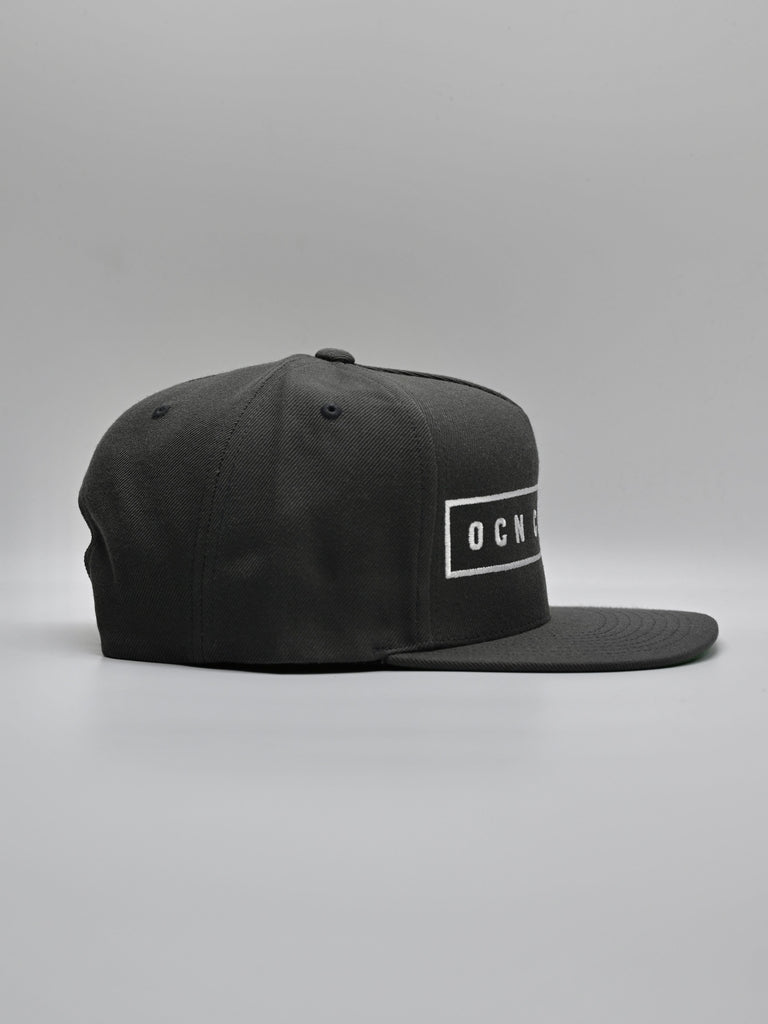 OCN Classic Horizon Snapback Charcoal Gray / White Hat