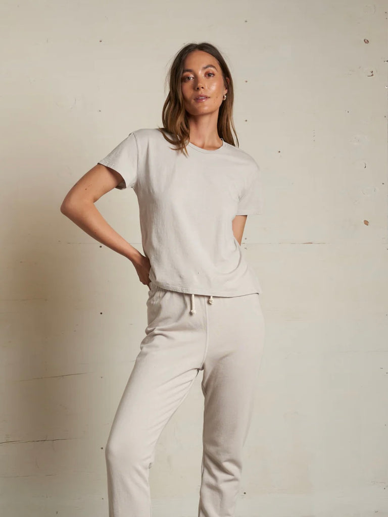 Harley Tee- Silver - Perfect White Tee