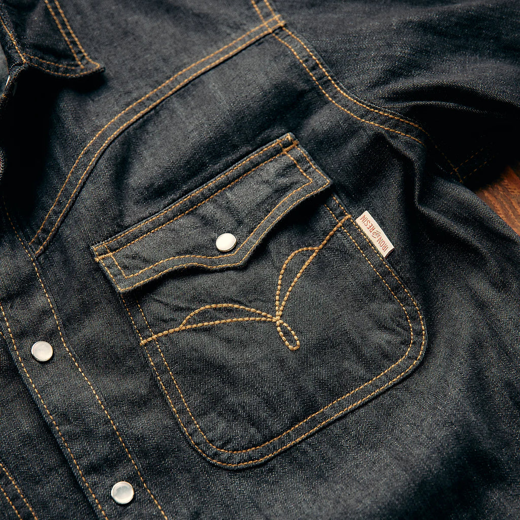 Jimson Dark Denim Shirt - Iron & Resin