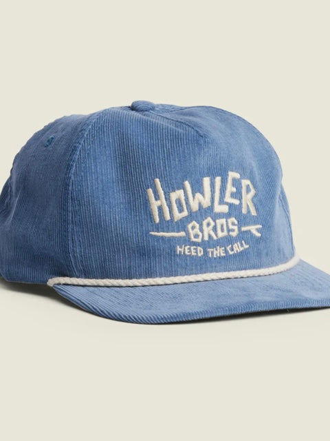 Unstructured Snapback Hat - Fine Blue  / Howler Bros