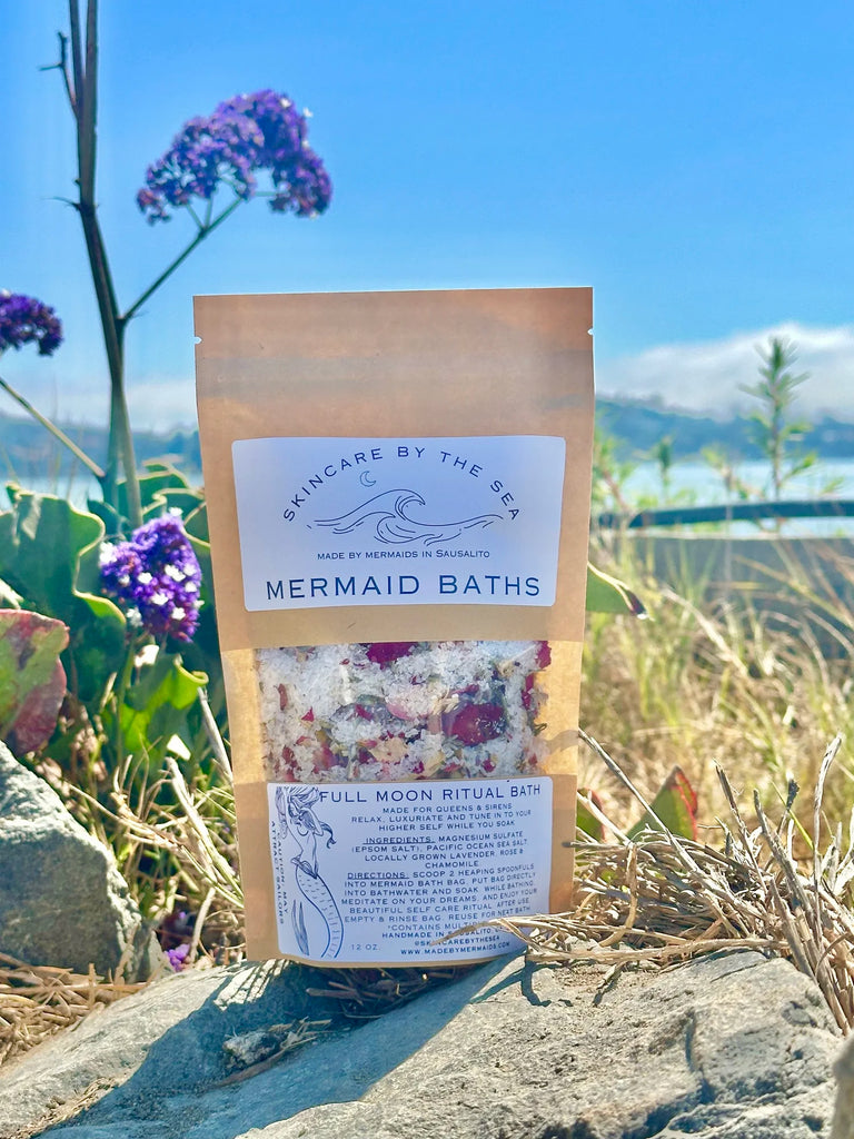 Mermaid Bath: Full Moon Ritual / Skincare By The Sea