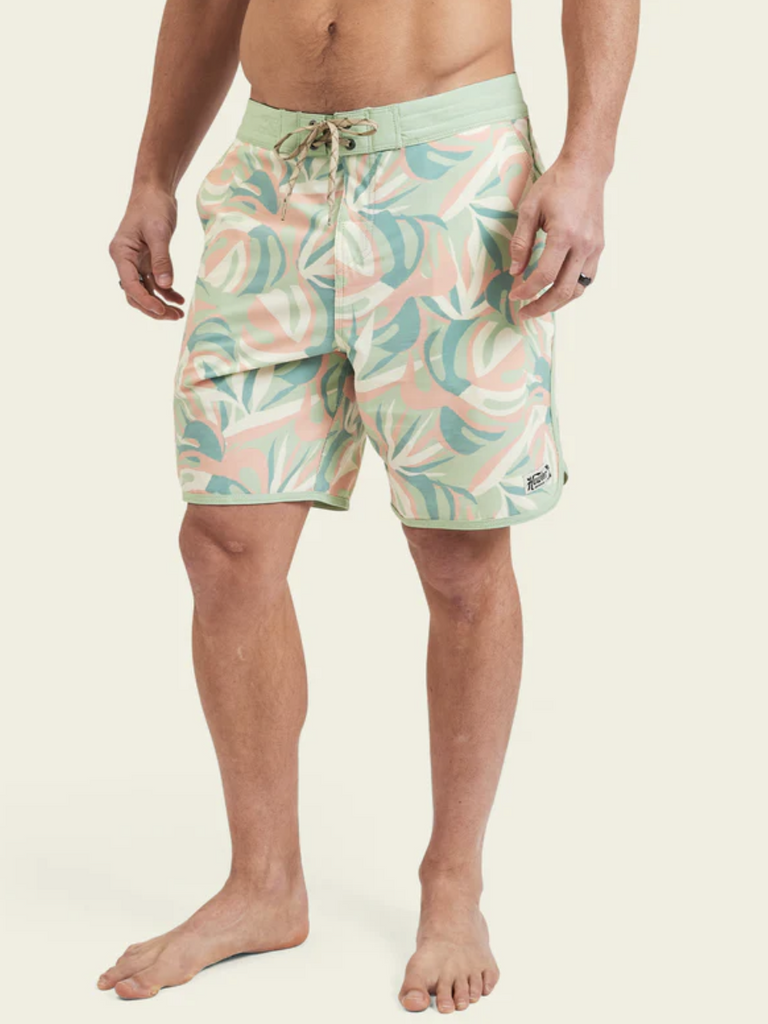 Bruja Boardshorts - Monstera Mash Sherbert - Howler Bros