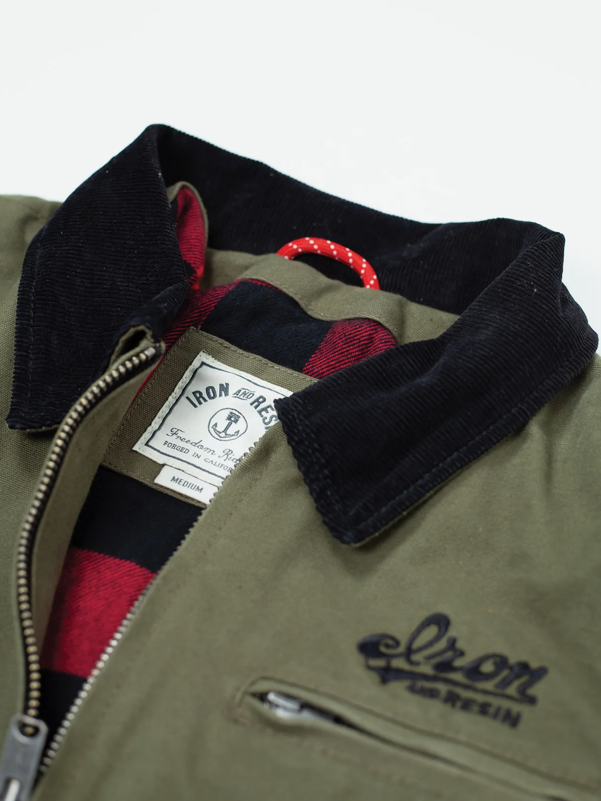 Service Jacket - Olive Green - Iron & Resin