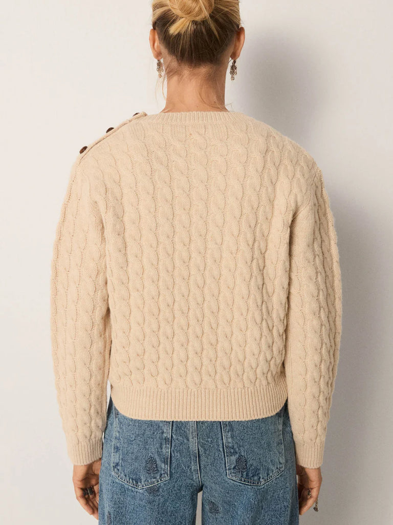 Filippa Sweater - Sabbia Beige - Maison Hotel