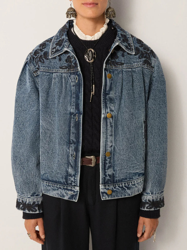 Wesley Rodeo Jacket - Western Blue - Maison Hotel