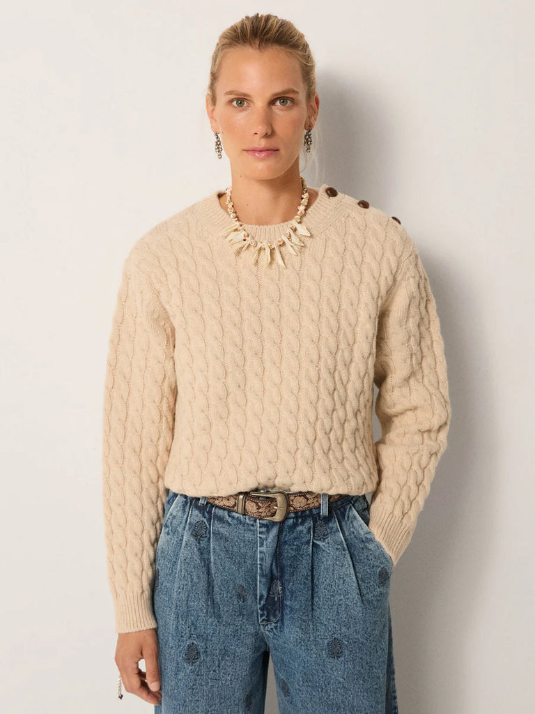 Filippa Sweater - Sabbia Beige - Maison Hotel