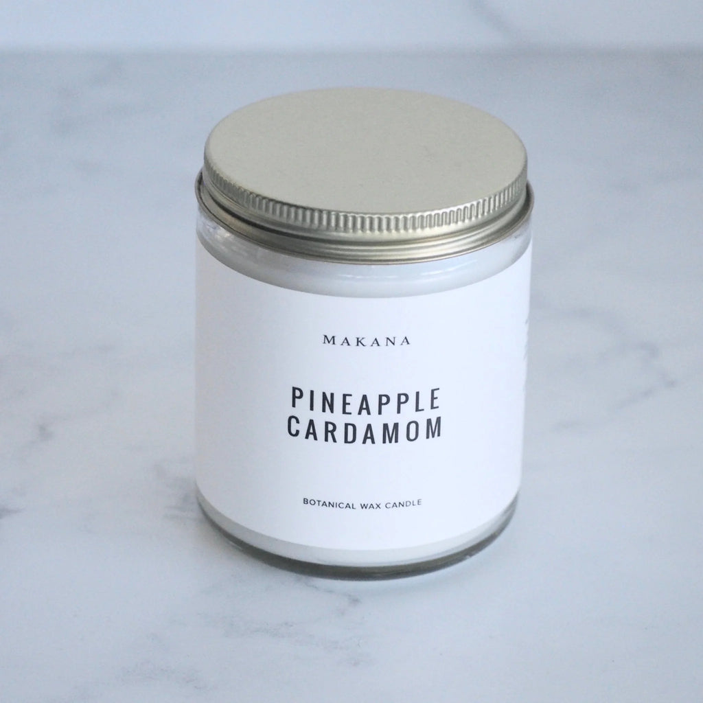 Pineapple Cardamom - Modern Apothecary Jar Candle - Makana