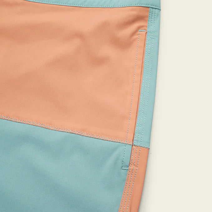 Buchannon Boardshorts - Aqua / Coral - Howler Bros