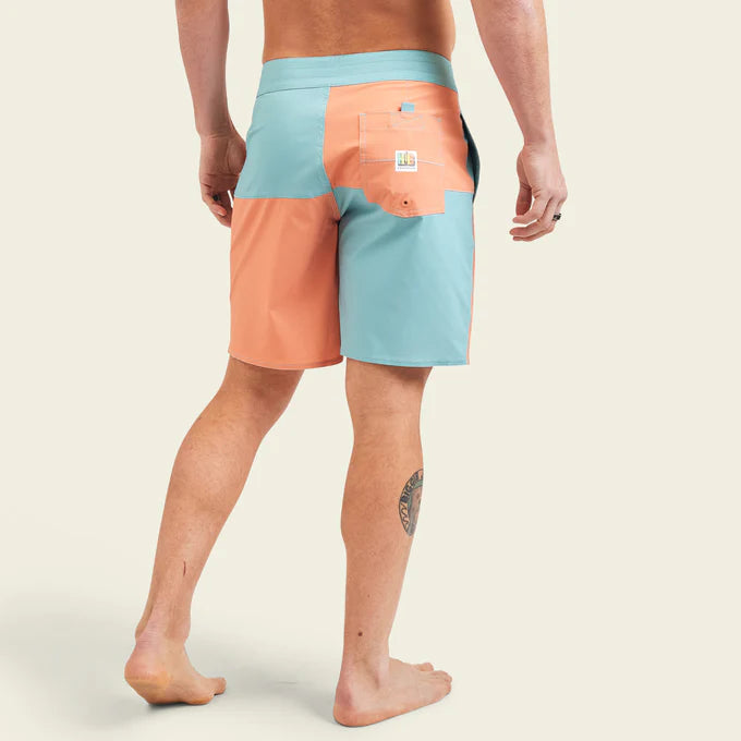 Buchannon Boardshorts - Aqua / Coral - Howler Bros