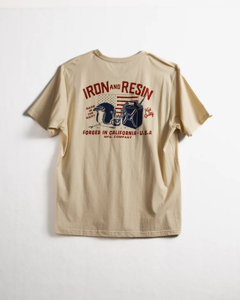 Shop Bench Tee - Natural / Iron & Resin