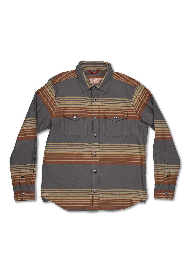 Sunshine Flannel Shirt - Grey /  Iron & Resin