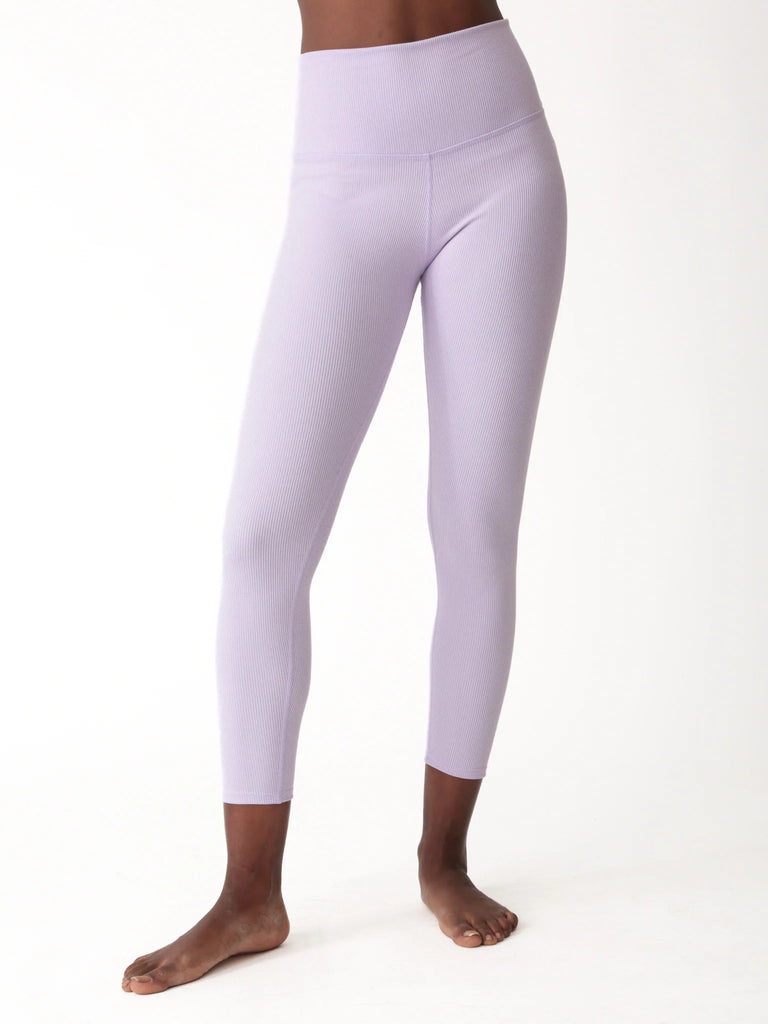 Venice Rib Legging - Lavender -  by Electric Rose