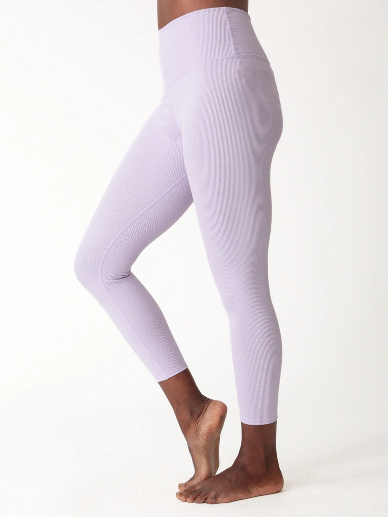 Venice Rib Legging - Lavender -  by Electric Rose