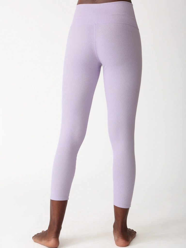 Venice Rib Legging - Lavender -  by Electric Rose