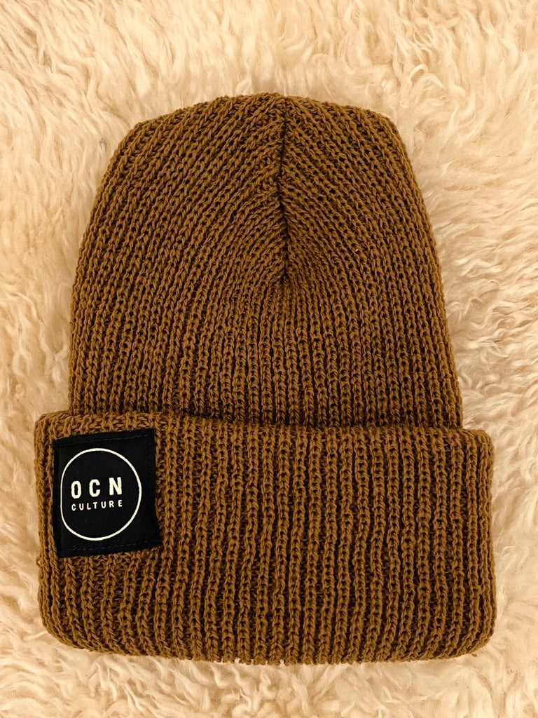 OCN Rolled Cuff Beanie - Dark Driftwood (Br