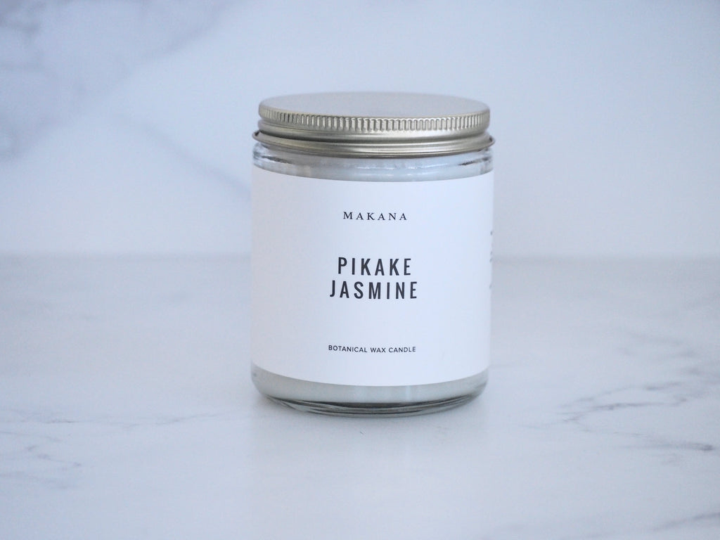 Pikake Jasmine - Modern Apothecary Jar Candle - Makana