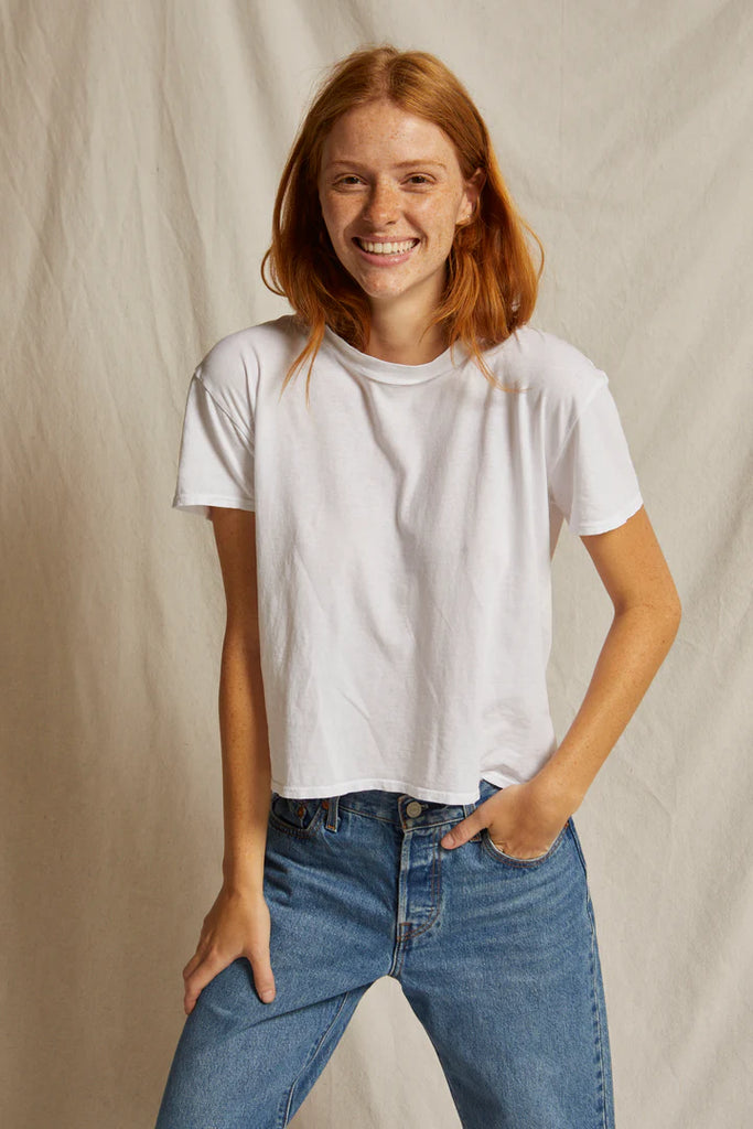 Harley Tee- White - Perfect White Tee