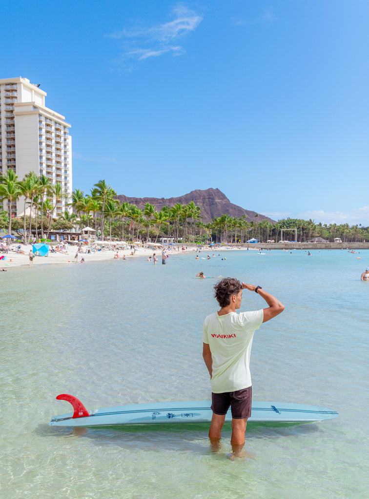 Organic T-Shirt (BUTTER) / OCN Culture WAIKIKI