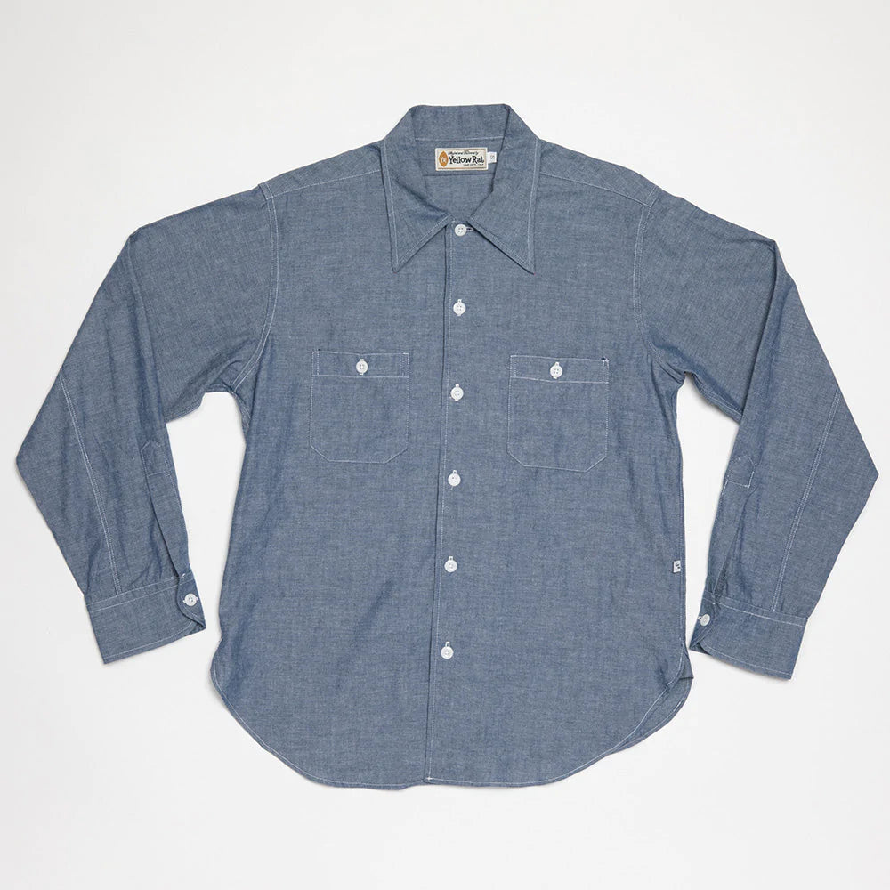 40's Work Shirt / Indigo - YELLOW RAT PRODUCTIONS,